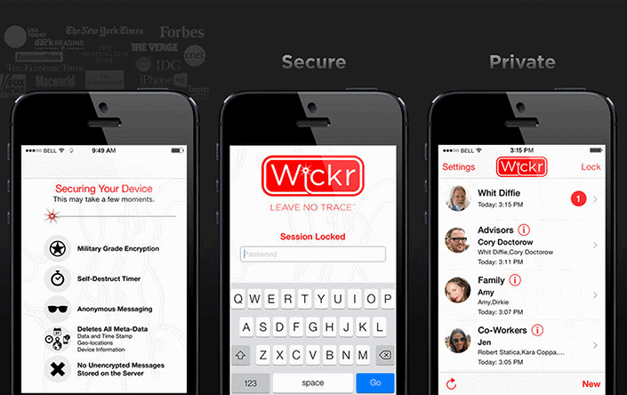 Wickr phone