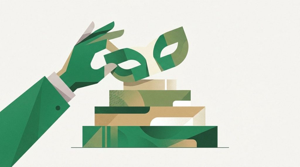 Illustration: a mask lifting to reveal layered plan-length price tiers