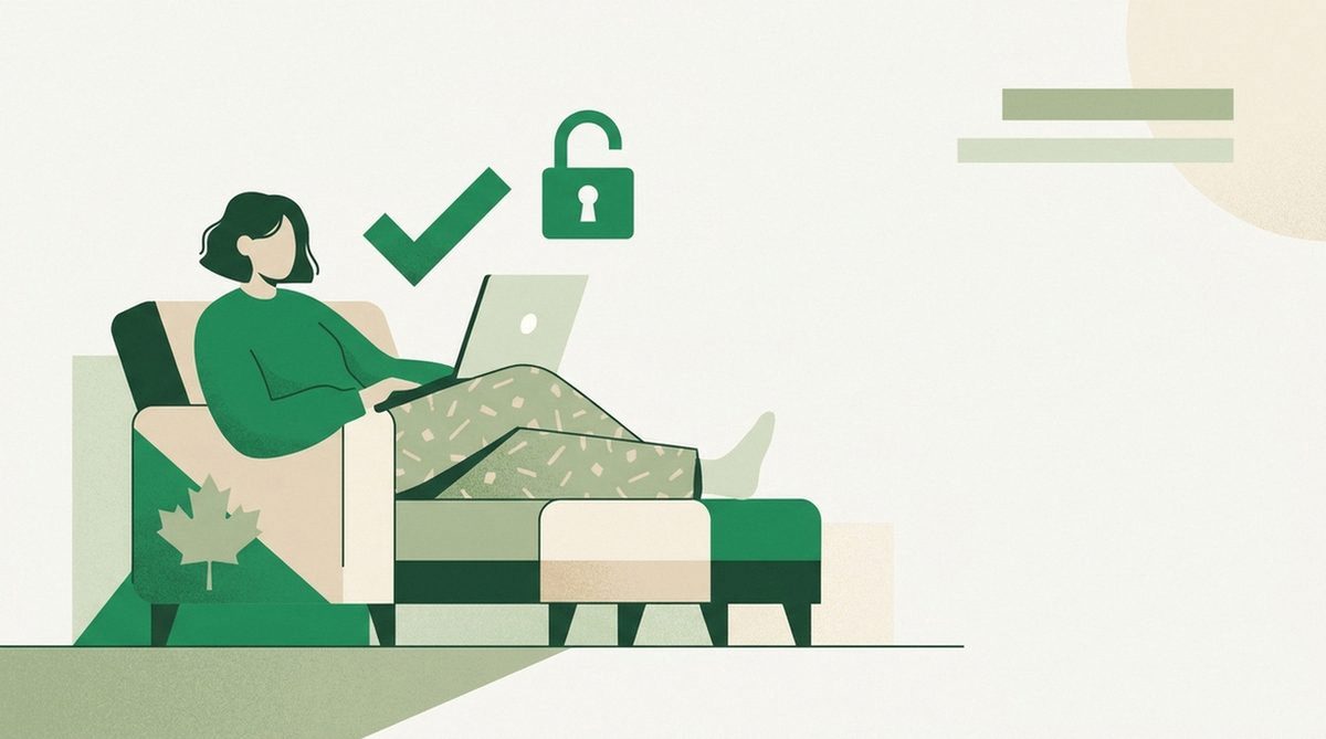 Illustration of a secure home network without needing a VPN