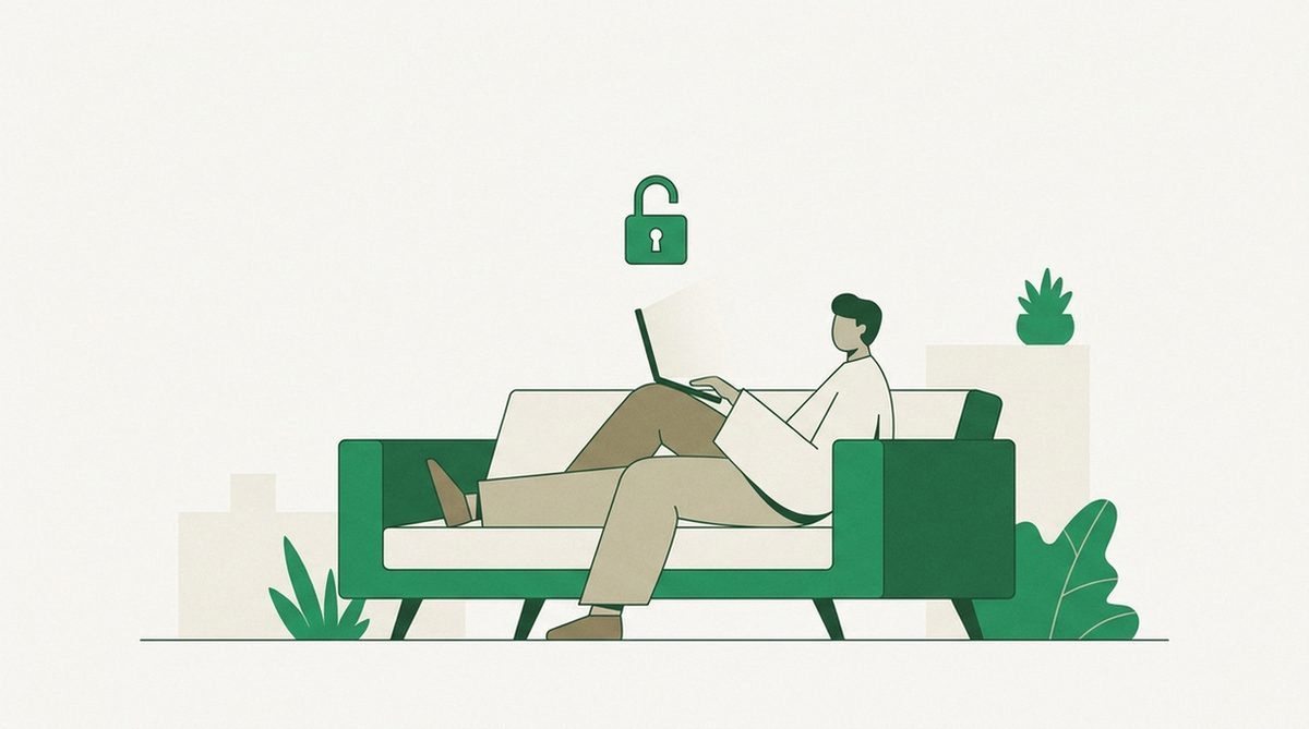 A UK VPN decision showing city, devices, renewal and privacy evidence