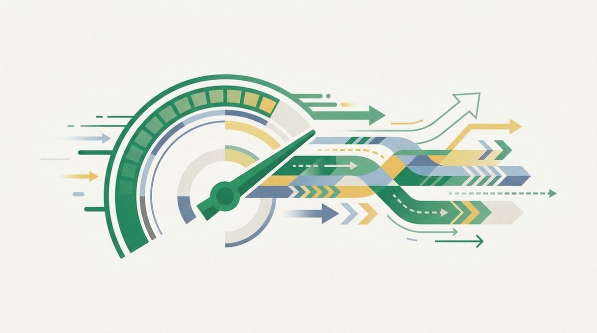 Illustration symbolizing a head-to-head comparison of VPN connection speed and performance.