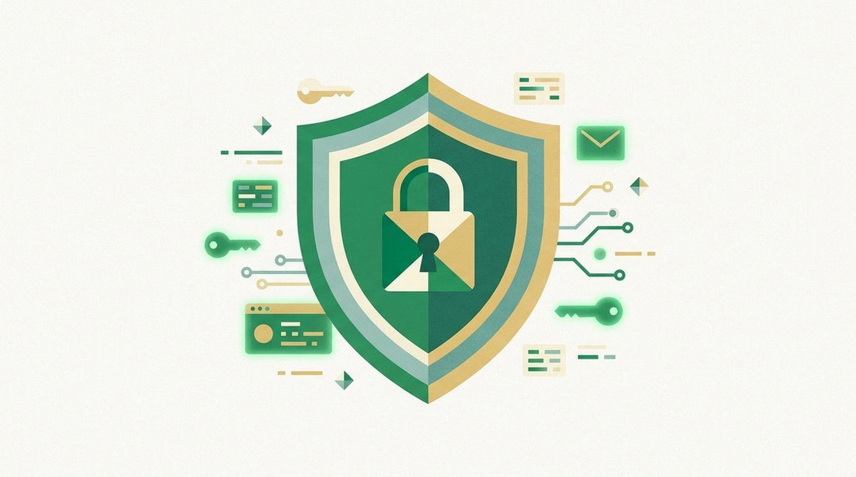 Illustration symbolizing the security and privacy comparison between two VPN services.