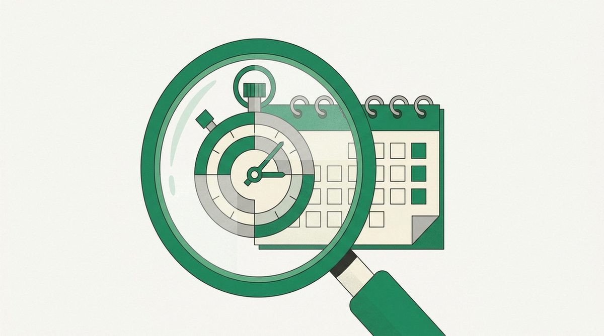Illustration representing testing a VPN trial period carefully before committing.