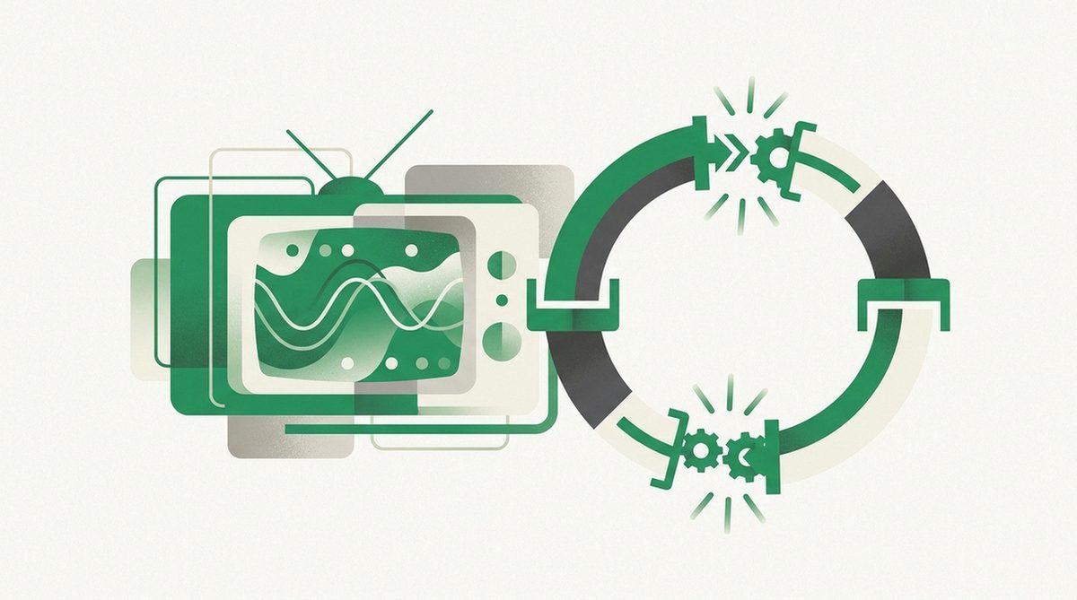 Illustration representing fixing a streaming region detection error.
