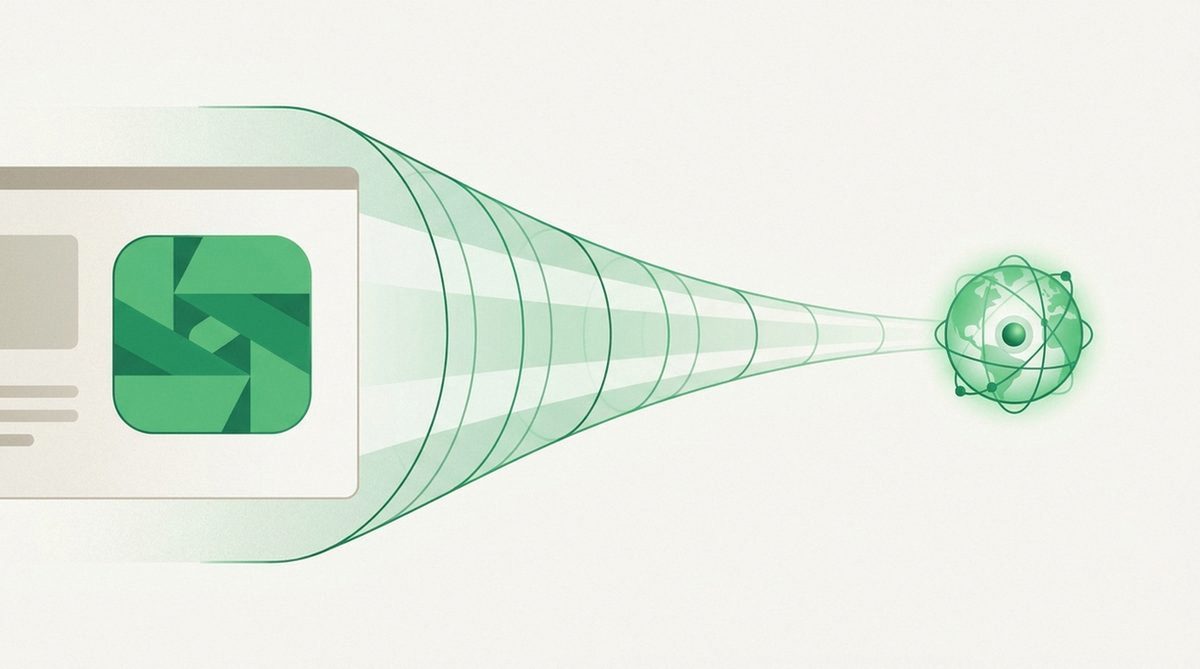 Illustration depicting the process of connecting a VPN app before streaming.