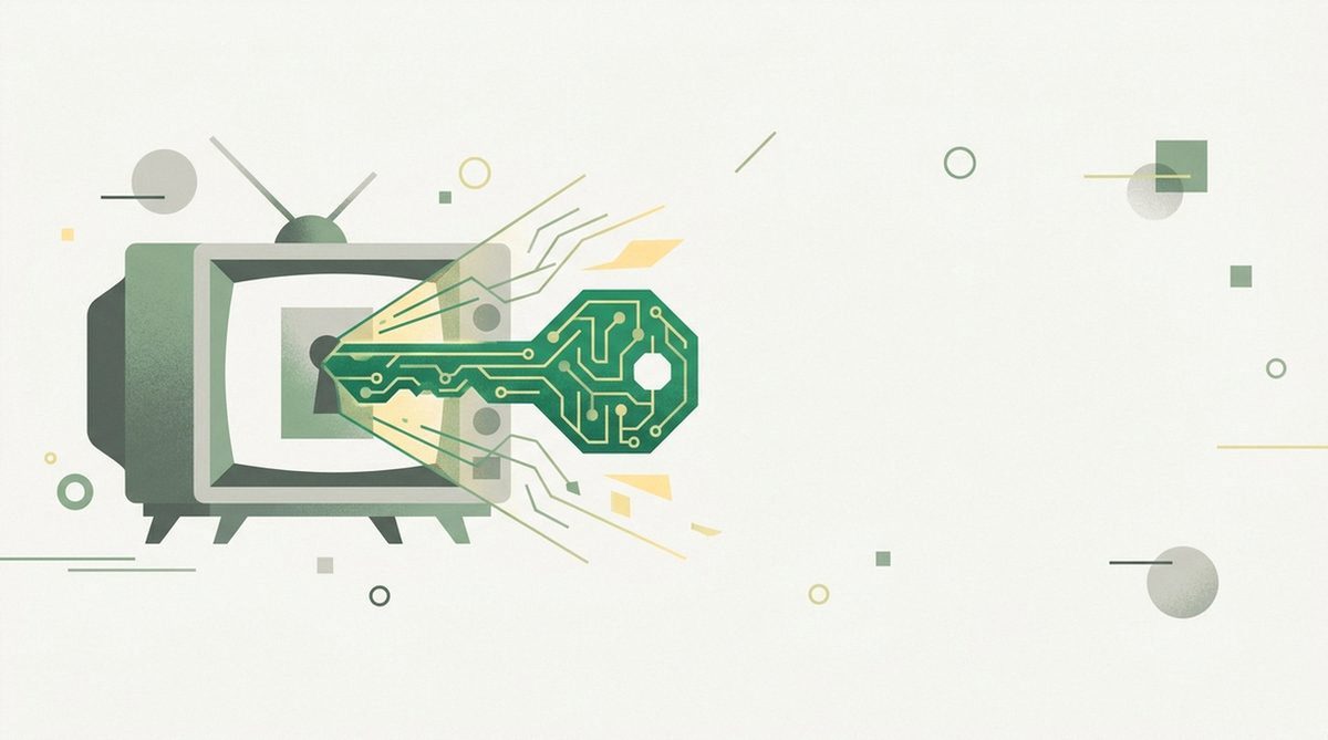 Illustration representing accessing a streaming region through a VPN connection.