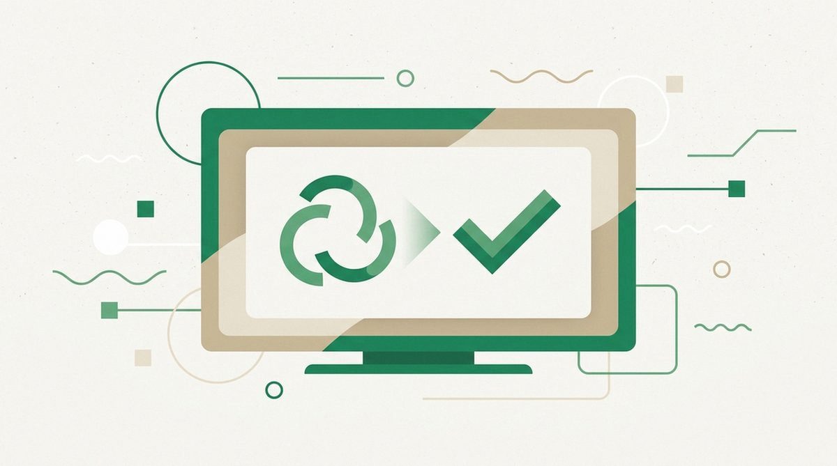 Illustration representing resolving a streaming connection issue.