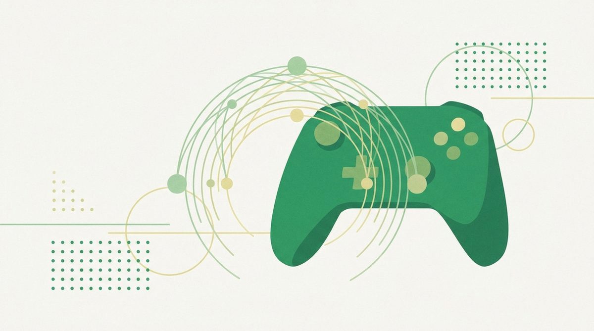 Illustration representing what matters most for a competitive online gaming connection.