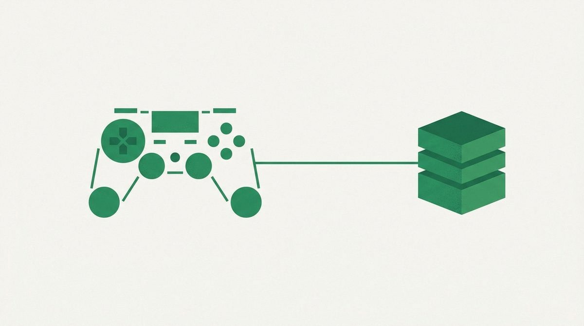 Illustration representing configuring a VPN connection for online gaming.