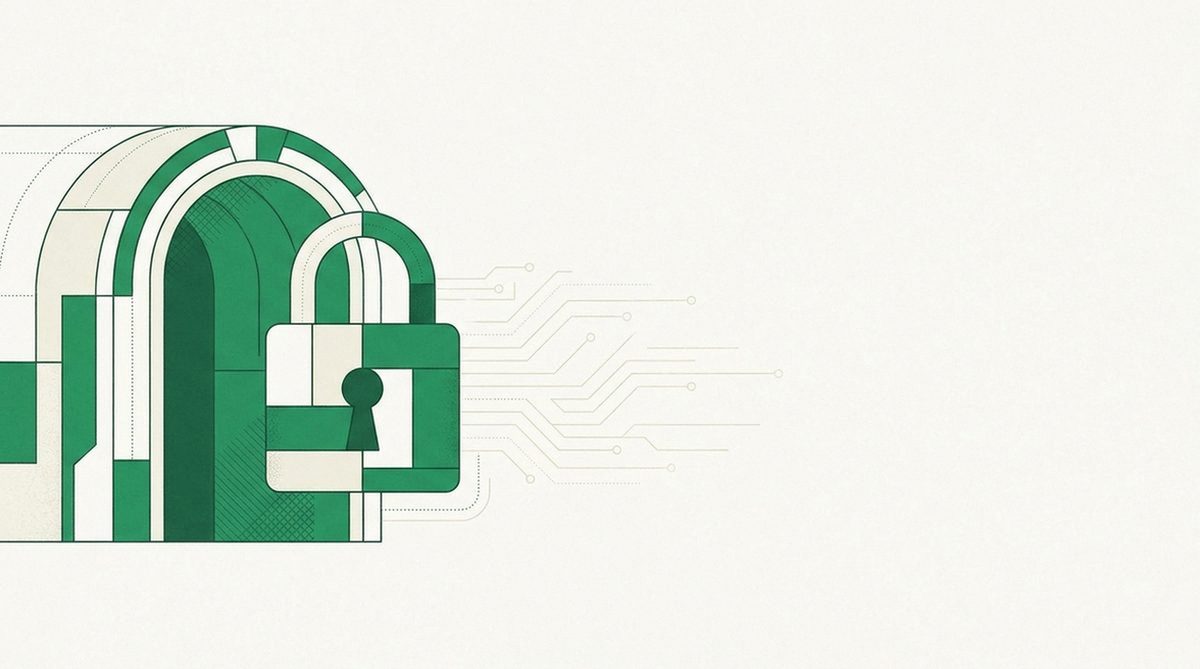 Illustration representing properly configuring a private VPN connection.